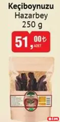 HAZARBEY KEÇİBOYNUZU 250 G